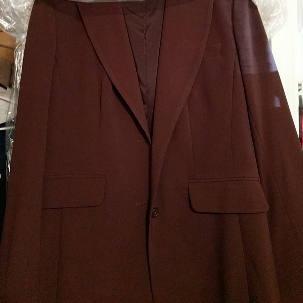 Brown suit jacket Victoria's secret moda internati